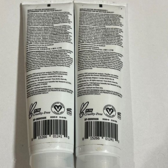 Bosley MD Rejuvenating Scalp Scrub 5.1 oz Lot of 2 - Picture 2 of 2